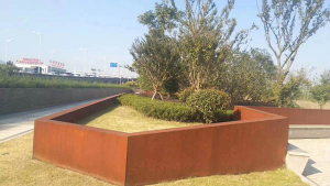 新会耐候钢挡土墙
